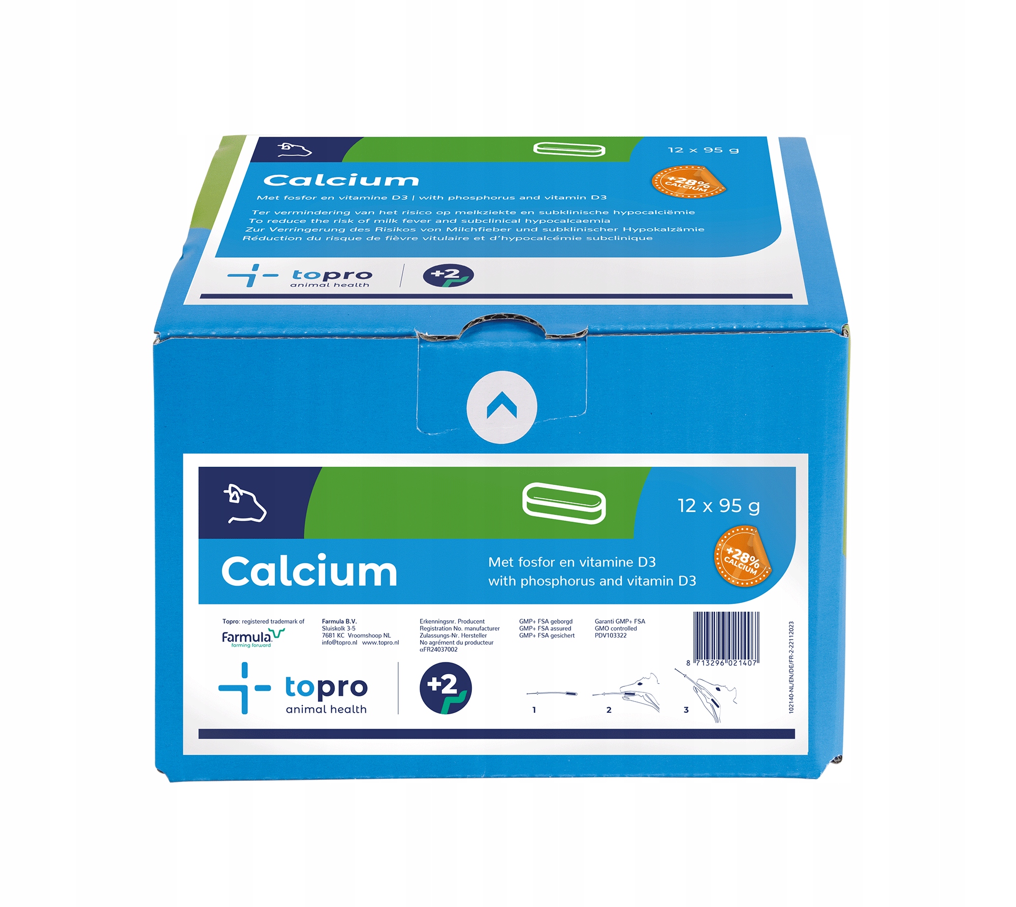 CALCIUM BOLUS vápnik fosfor vit. D3 VÁPNIK 12 ks